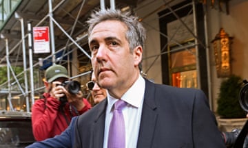 Michael Cohen departs home to testify in hush-money trial on Monday.