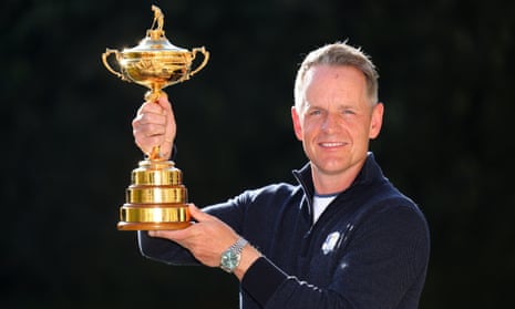 Luke Donald with the Ryder Cup