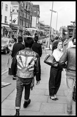 A Clash fan on King's Road in London in 1979