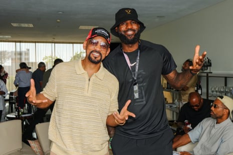 LeBron James and Will Smith were in Angola as part of the E1 World Championship