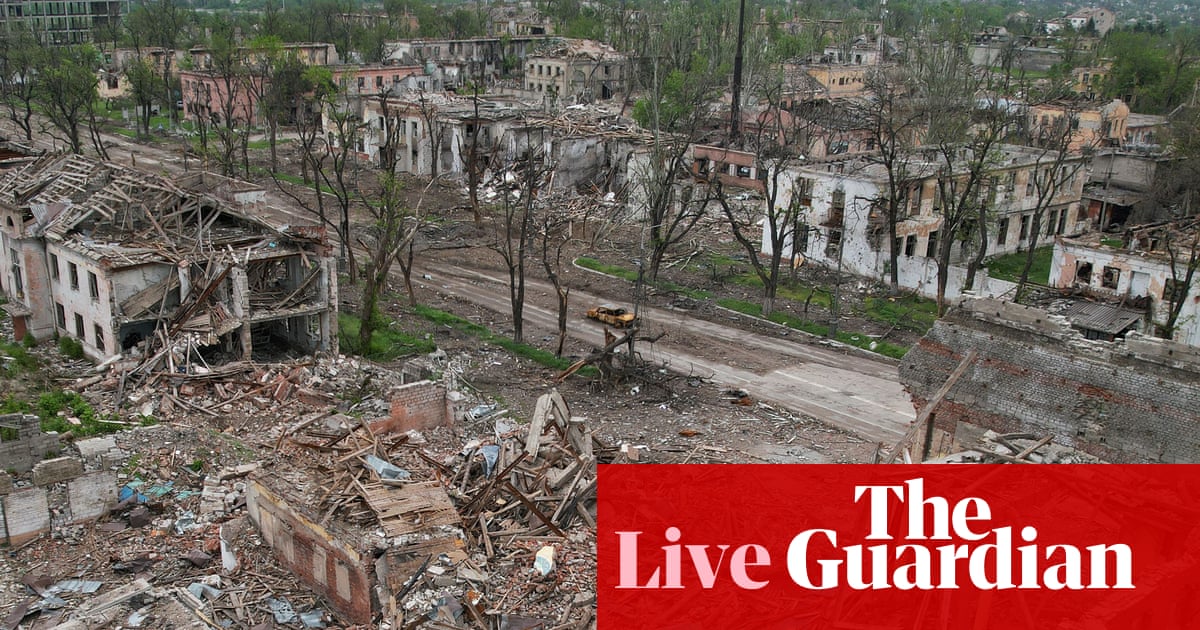 無期限にBelarusfears: より多い 200 bodies found in Mariupol basement; Donbas attacks ‘largest in Europe since second world war’ – live