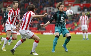 Conor Gallagher, in action for Swansea against Stoke, says: ‘You have to play every game like it’s your last.’