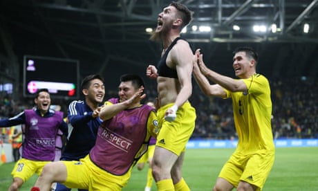 Euro 2024 qualifying: Kazakhstan come back from 2-0 down to stun Denmark