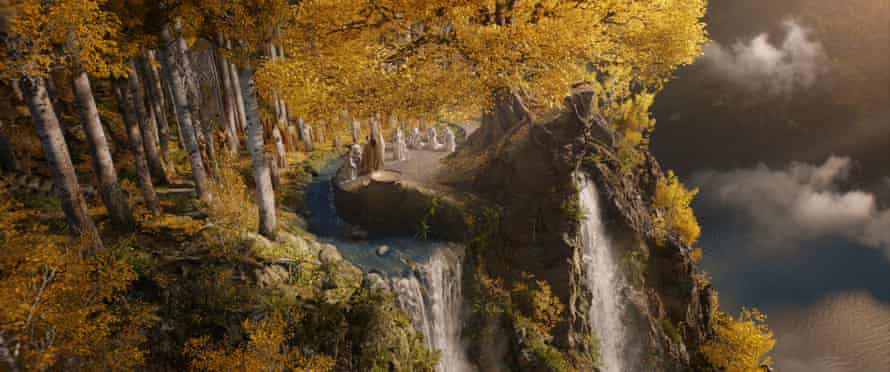 A still from a trailer of Amazon’s Lord of the Rings series.