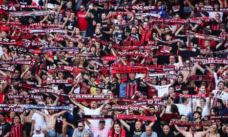 Nice had a great defence last season – Francesco Farioli has to add goals | Ligue 1 5 Nice fans enjoy their 2-0 win against Strasbourg.