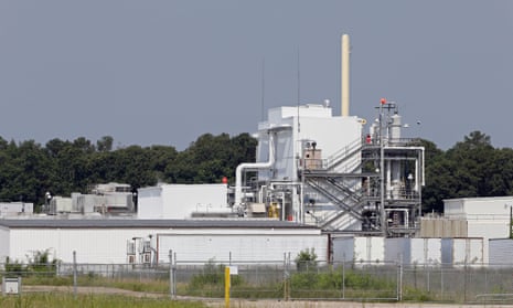 Chemours’ manufacturing plant at Fayetteville Works. Residents face ‘an environmental human rights crisis’, the complaint says.