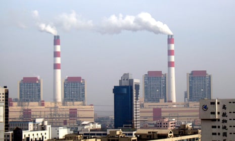 Smoke is emitted from chimneys at the Waigaoqiao coal-fired power plant in Pudong, Shanghai.
