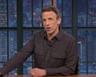 Seth Meyers on Trump’s poll ratings: ‘His disapproval is higher than Covid and January 6’