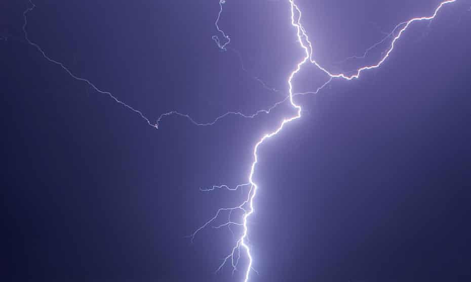 Lightning strikes