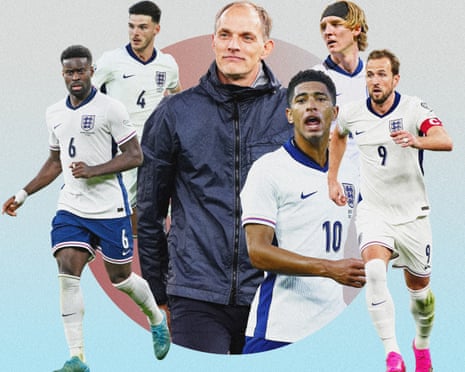 Marc Guéhi, Declan Rice, Thomas Tuchel, Anthony Gordon, Harry Kane