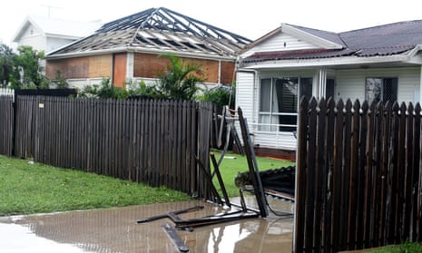 Damage seen in Bowen on Wednesday