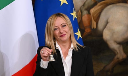 Italy’s new prime minister, Giorgia Meloni