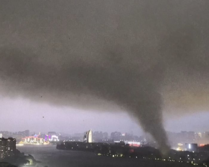 Lethal tornado tears through Chinese province amid devastating storms – video
