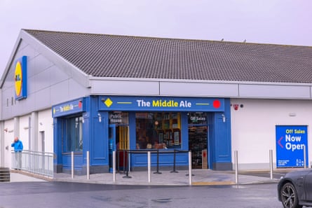 Lidl pub The Middle Ale in Dundonald, Belfast.