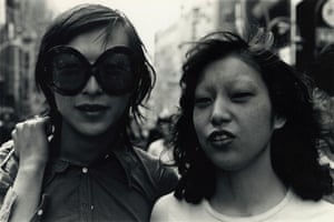 Tokuko UshiodaFom the series Heading into Town, 1974-1975Tokyo based photographer Tokoku Ushioda captured young women coming into the city for this series. Ushioda was the recipient of the Domon Ken Award, the Photographic Society of Japan’s Lifetime Achievement Award and the Higashikawa International Photo Festival’s Domestic Photographer Award in 2018.
