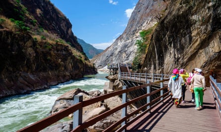 Tiger Leaping Gorge, Jinsha River, in south-west China.