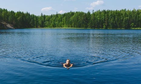 Lake Kvarntrask in Finland.