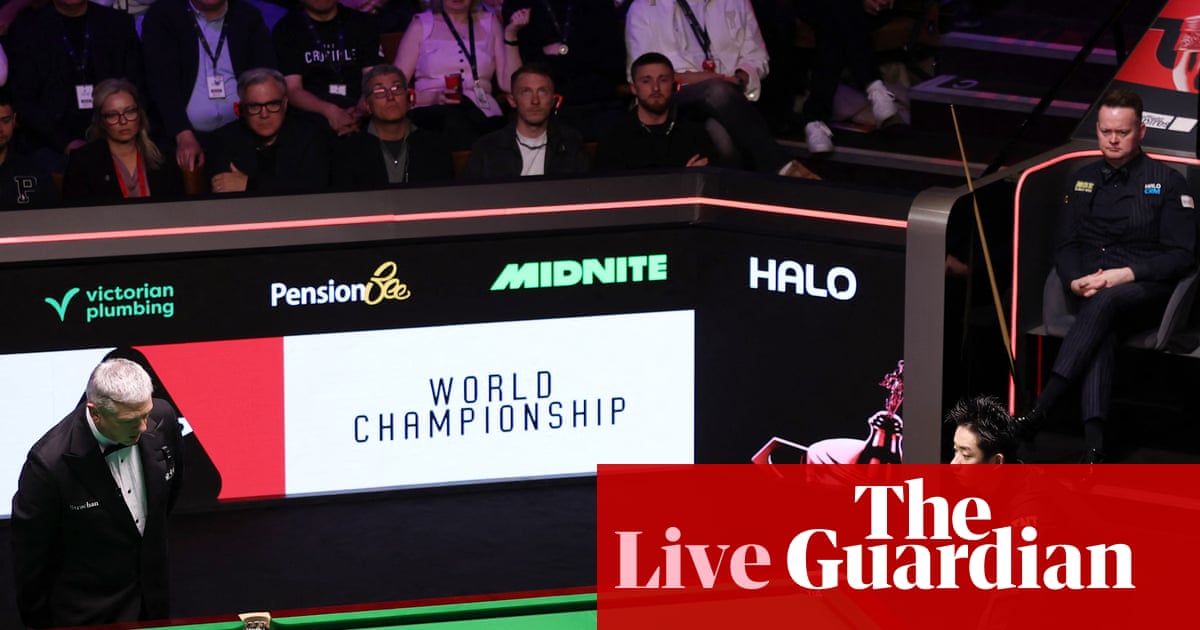 Shaun Murphy v Wu Yize: World Snooker Championship final day two – live