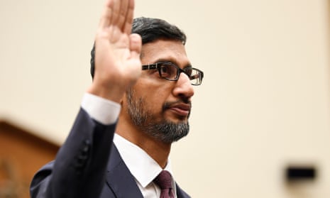 Google CEO Sundar Pichai testified before the House Judiciary committee on Tuesday.