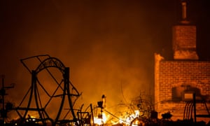 CZU August Lightning Complex fire at the Big Basin highway.
