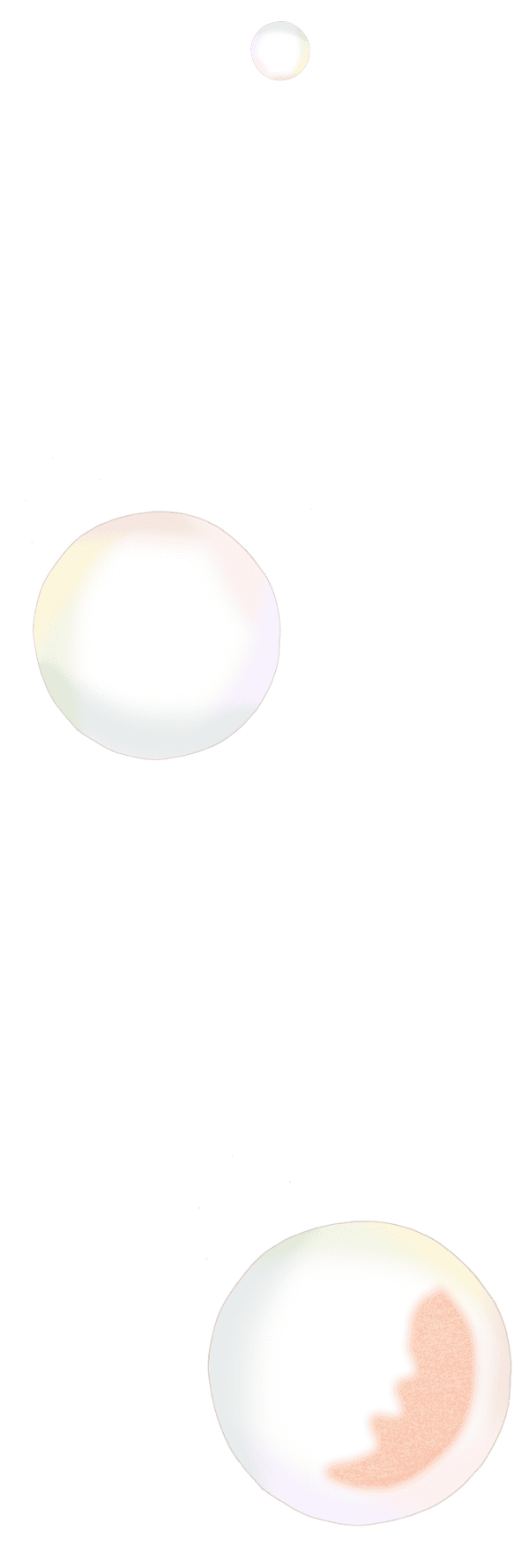 bubbles spot illustration