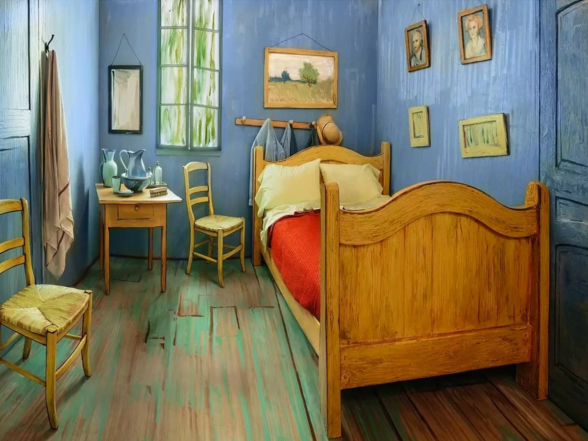 Bed Down With Van Gogh Your Airbnb Host For The Night Cultural Trips The Guardian,Mini Fridge For Bedroom Ideas