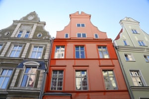 Traditional merchants houses in Stralsund.