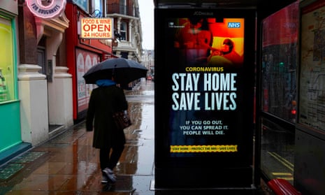A public health message on a bus shelter in London