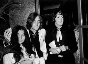 Yoko Ono, John Lennon and Paul McCartney in July 1968.