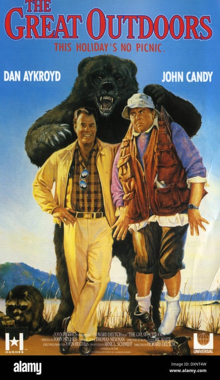 The poster for the Dan Aykroyd and John Candy film The Great Outdoors.