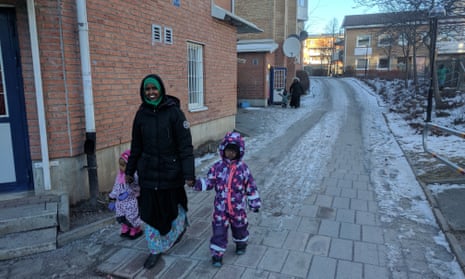 Locals in Rinkeby, Stockholm, Sweden.