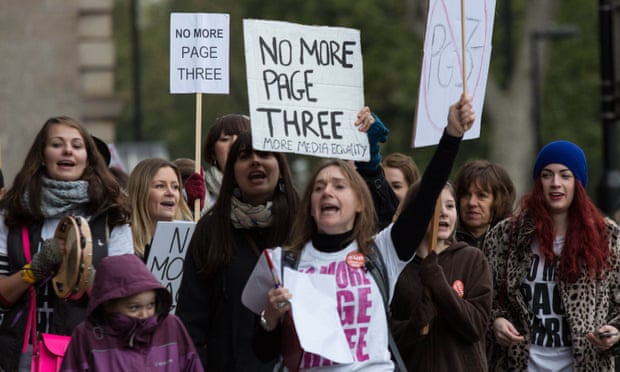 No more page 3 demonstration