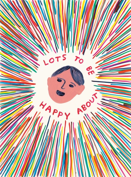 ‘Lots to be happy about’ colourful illustration from Get Your Shit Together.