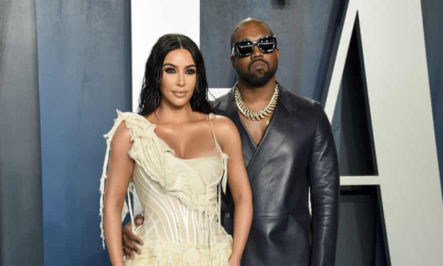 Ye and Kim Kardashian West in 2020.