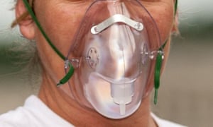 A growing numbers of NHS patients receive non-invasive intervention (NIV) – oxygen through a face mask.