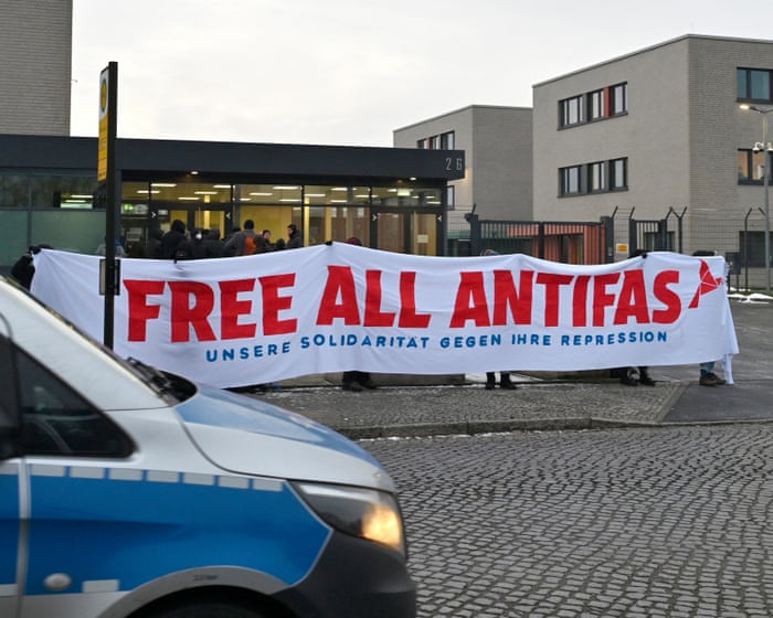 Seven alleged members of German far-left group go on trial over attacks