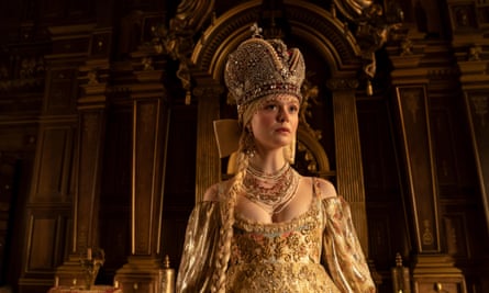 Elle Fanning as Catherine in The Great, to which Pickett contributed.
