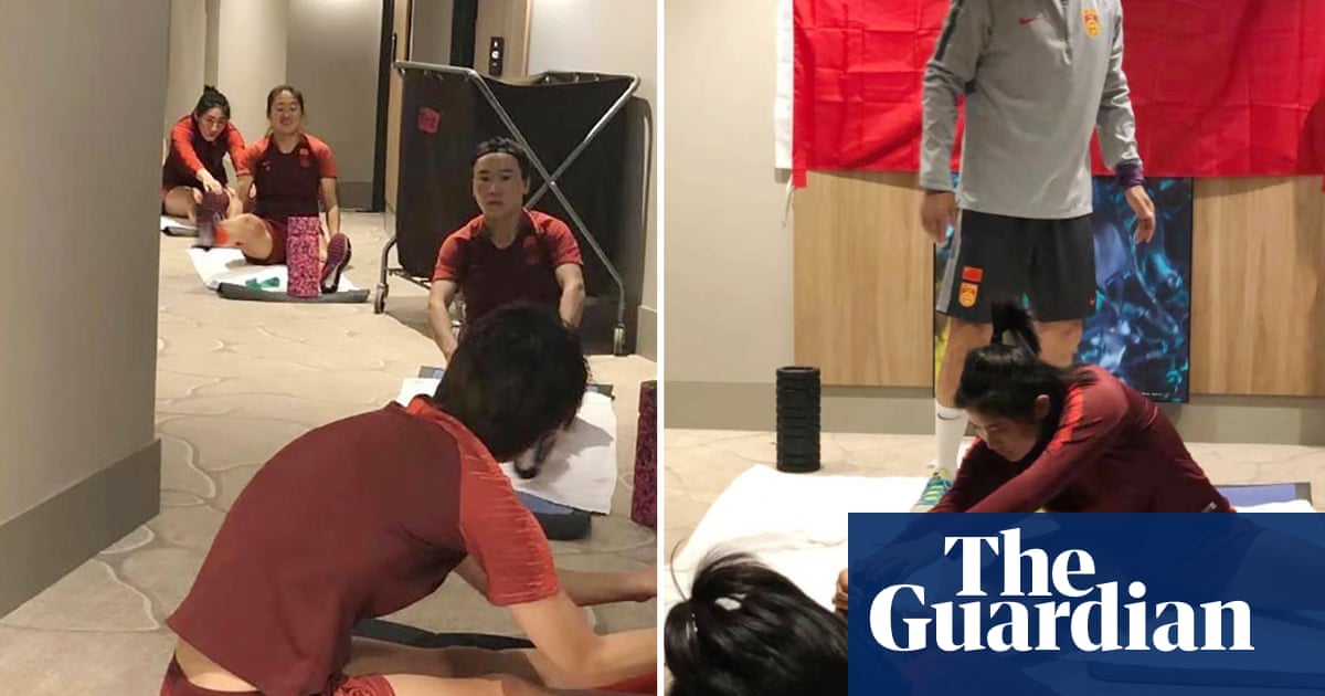Quarantined Chinese footballers forced to train in Brisbane hotel corridor