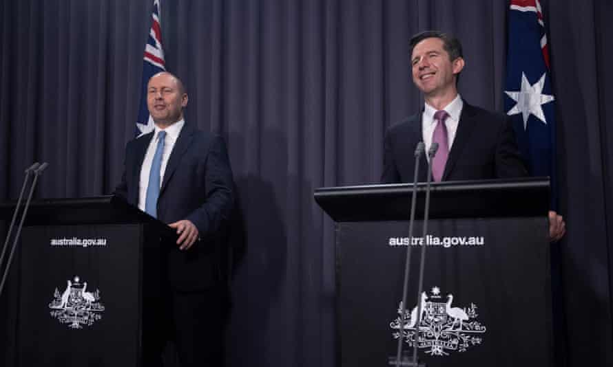 The treasurer Josh Frydenberg and the minister for finance Simon Birmingham release the mid-year economic and fiscal update on Thursday.