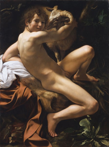 Wilderness or bedroom? … Caravaggio’s John the Baptist (Youth With a Ram).
