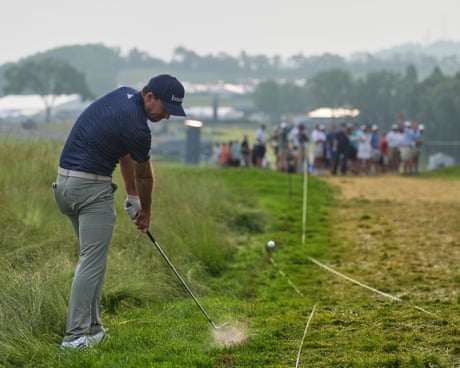US Open golf 2025: players face another testing day in second round – live