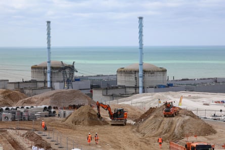 Nuclear power plant construction near the sea