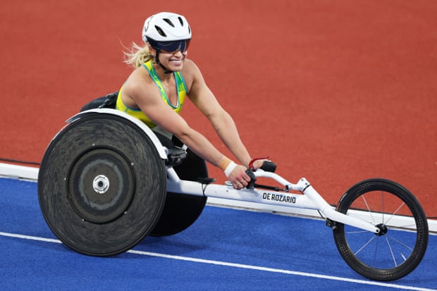 Madison de Rozario claimed gold in the women’s T53/54 1500m final on day seven.