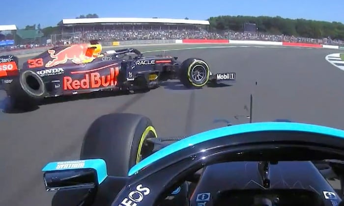 Crash verstappen Lewis Hamilton