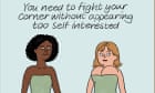‘You need to fight your corner’: the trials of choosing bridesmaids’ dresses – Edith Pritchett cartoon