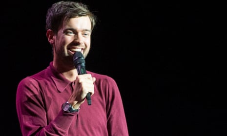 Thin gruel ... Jack Whitehall at the 02 Arena, London. 