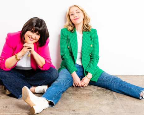 Anarchic energy … The Retreat’s Rebekka Johnson, left, and Anne Gregory.