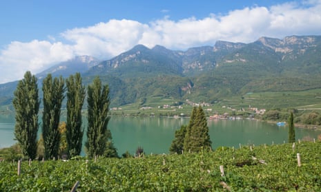 Lake Caldaro,South Tyrol,Italy.