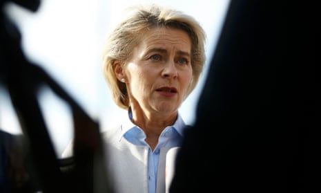 German defence minister Ursula von der Leyen