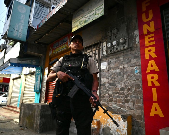 Eight people killed in barrage of gunfire on Ecuador nightclub
